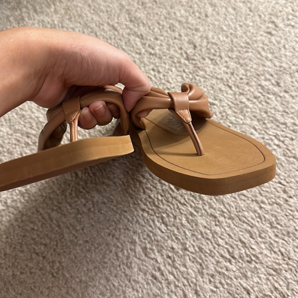 Stuart Weizman Brown Flip Flops Sandal Size 5.5/ … - image 6